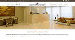 Desktop Screenshot of cerviaclubhotels.it