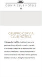 Mobile Screenshot of cerviaclubhotels.it